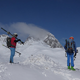 Mendiko eskia eta elur-erraketak