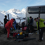 Mendiko eskia eta elur-erraketak